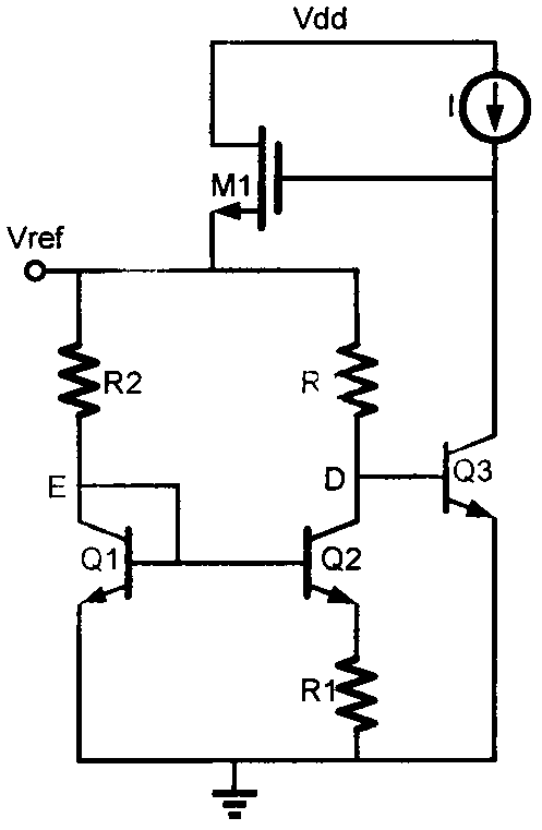 Fast transient response bandgap reference circuit with high power supply rejection ratio