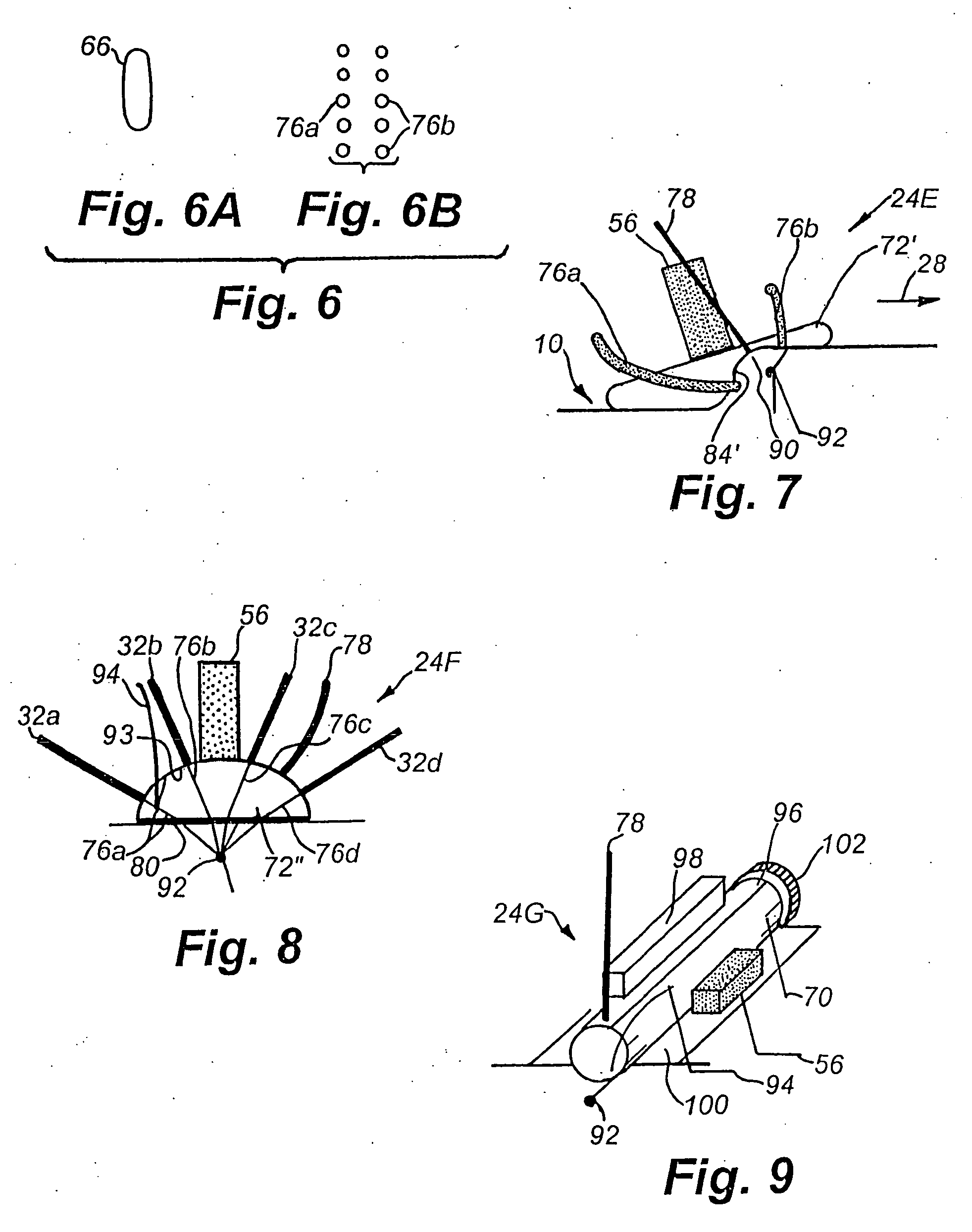 Method and apparatus for therapeutic EMR treatment on the skin
