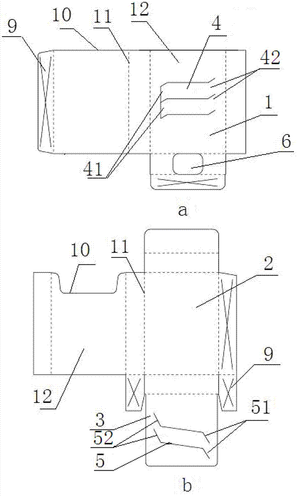 Packing box with convertible pictures and texts and preparation method of packing box