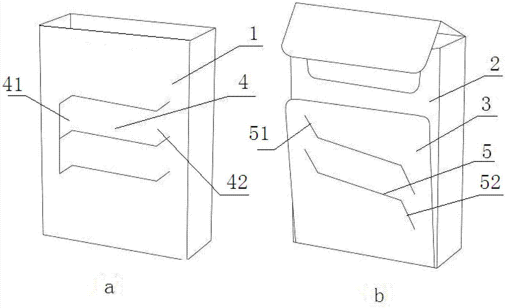 Packing box with convertible pictures and texts and preparation method of packing box