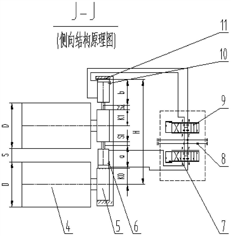 Aluminum strip cast rolling hydraulic controlled casting and controlled rolling equipment and method