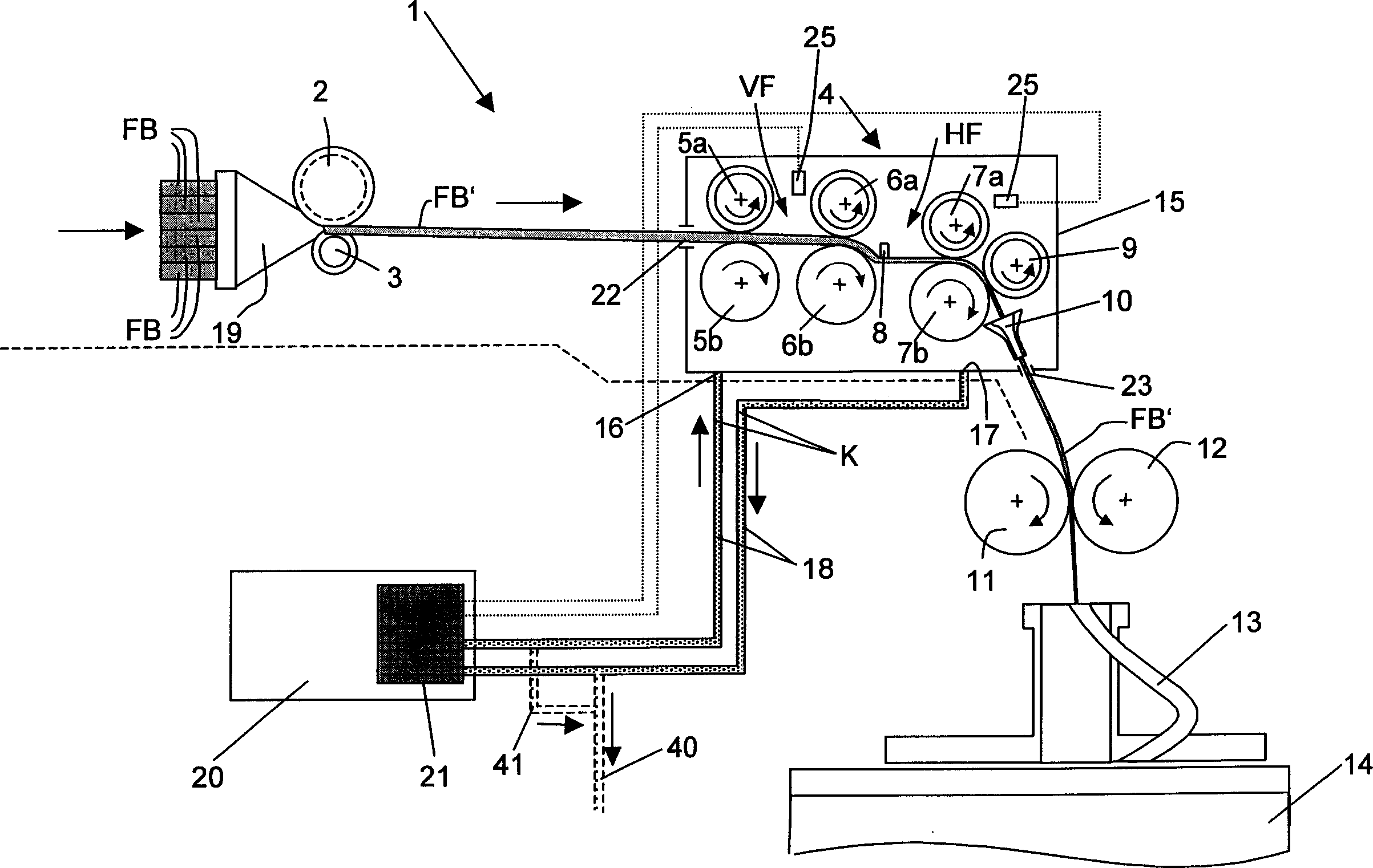 Spinning preparation machine and cover for extension device therefor