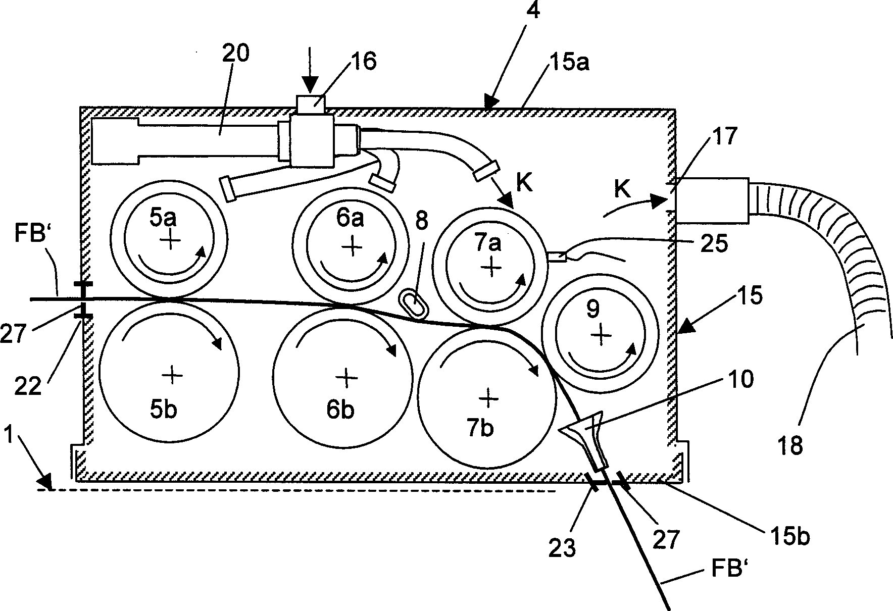 Spinning preparation machine and cover for extension device therefor