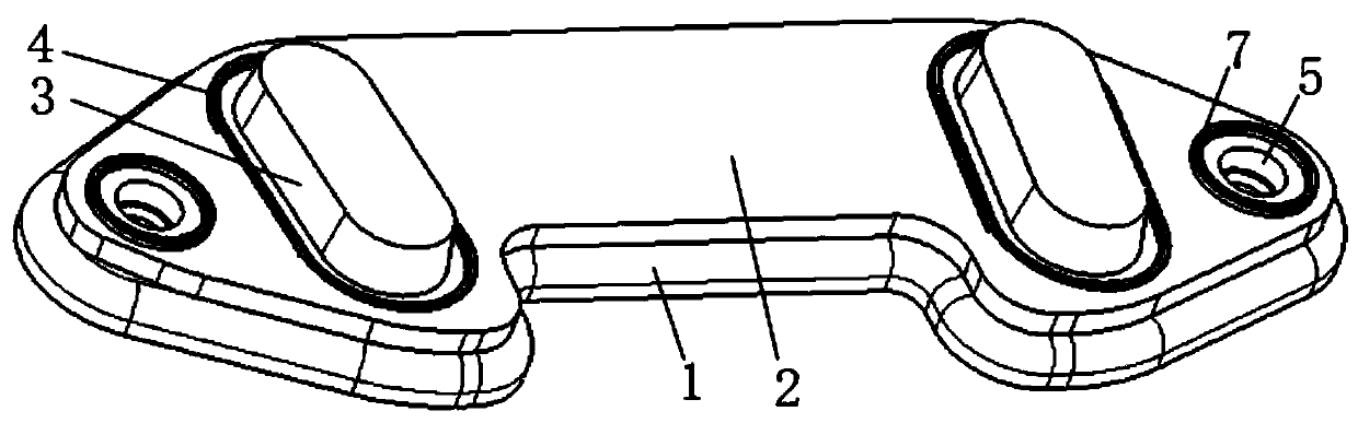 Automobile stay wire blanking cap structure