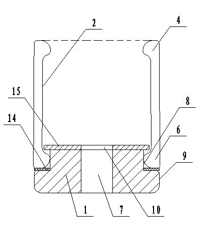 An adjustable center self-supporting contact conduction structure