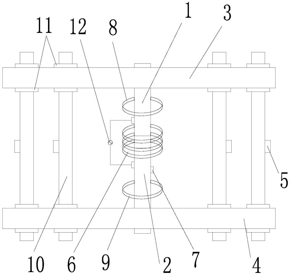 Apparatus and method for testing weld restraint stress