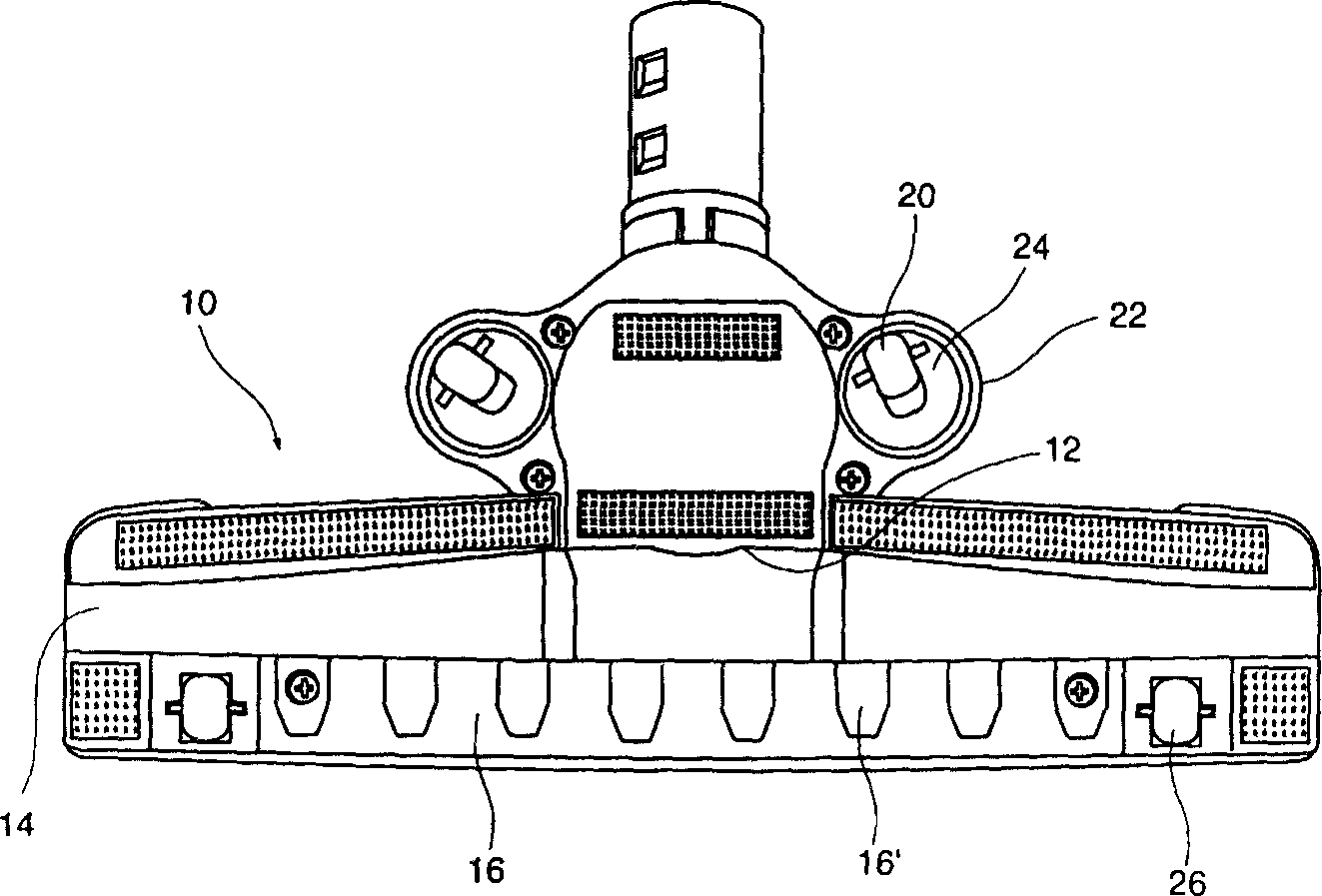 Suction nozzle of vacuum cleaner