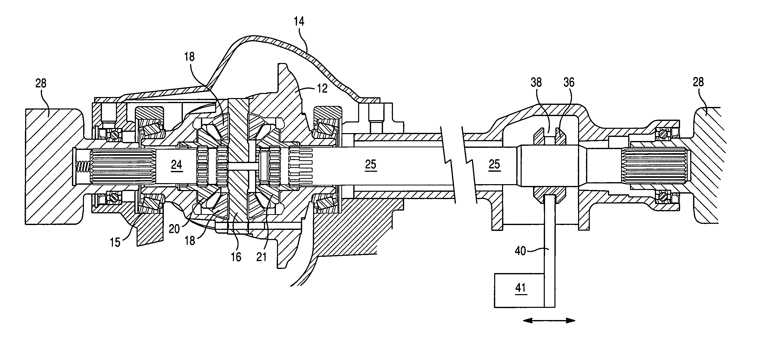 Double disconnect assembly for multi-axle vehicles