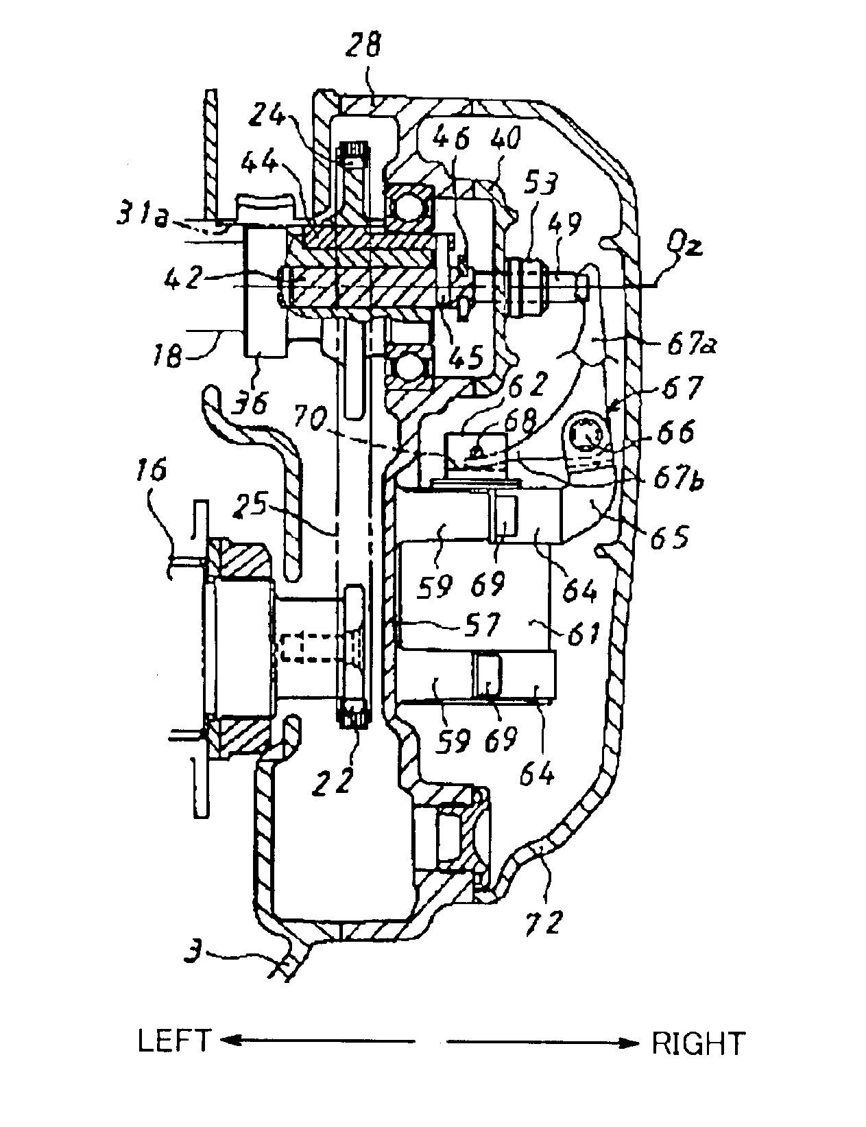 Decompression device of internal combustion engine