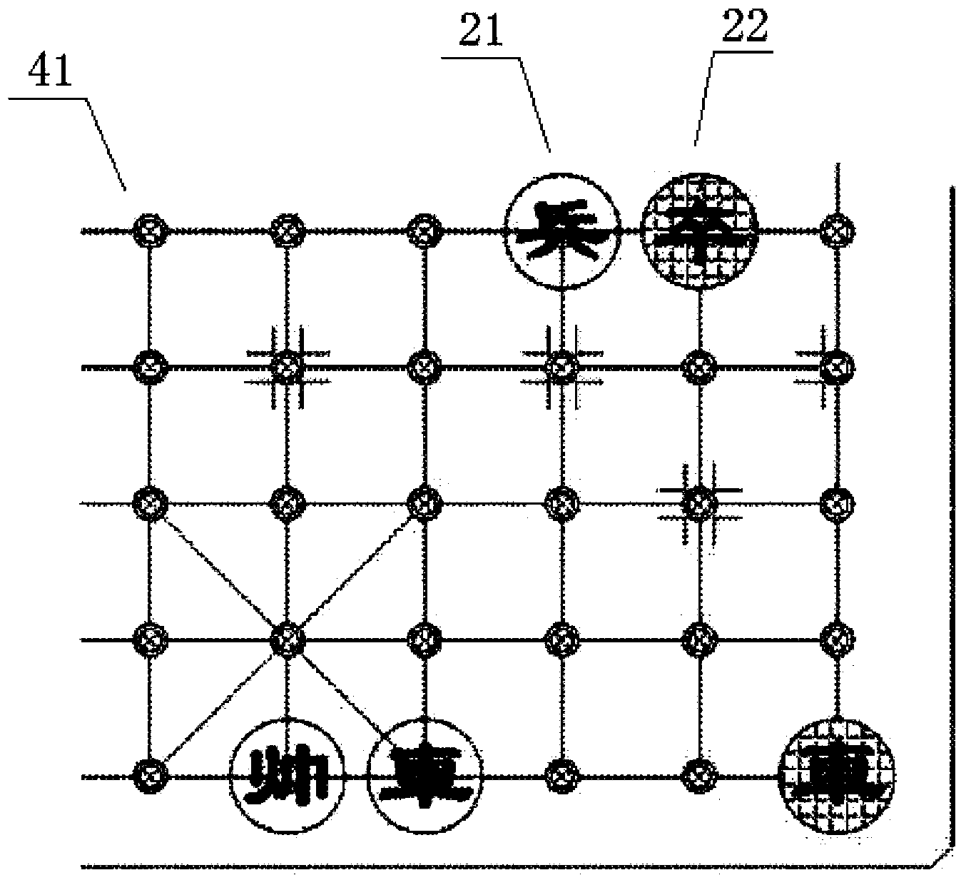 Electronic checkerboard system