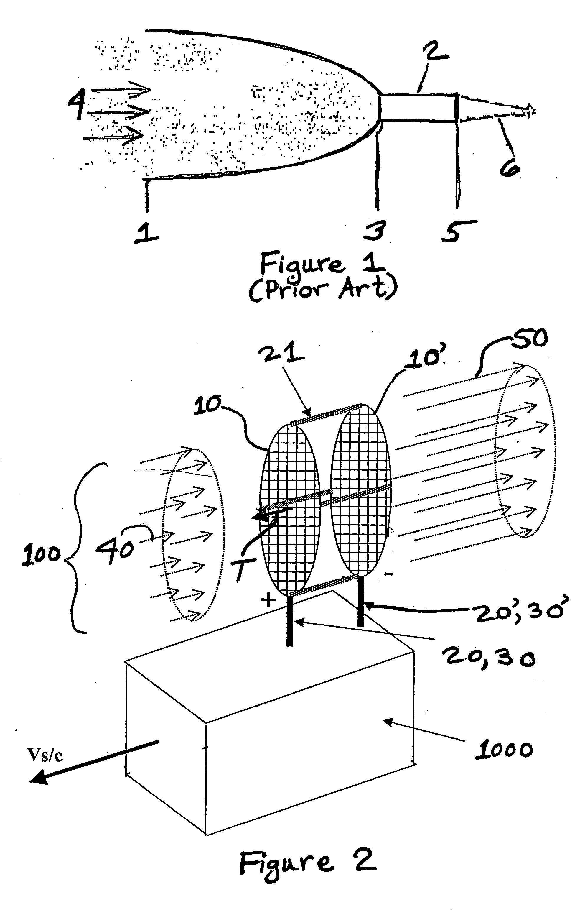 System and method for an ambient atmosphere ion thruster