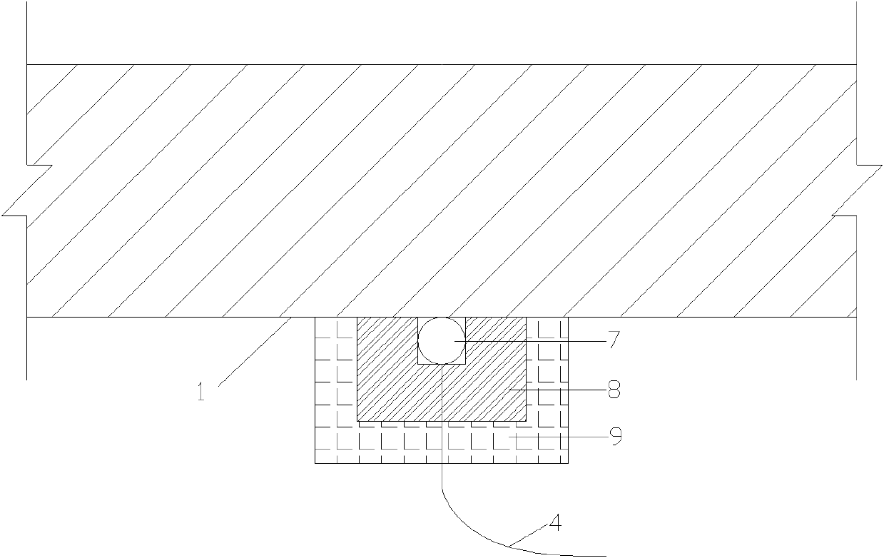 System for monitoring temperature field of shield shell