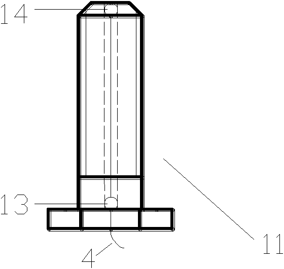 System for monitoring temperature field of shield shell