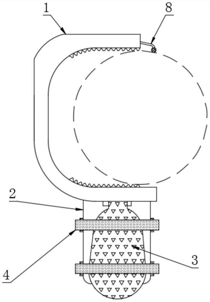 An intelligent reminder device for wire pole climbing safety foot buckle correction