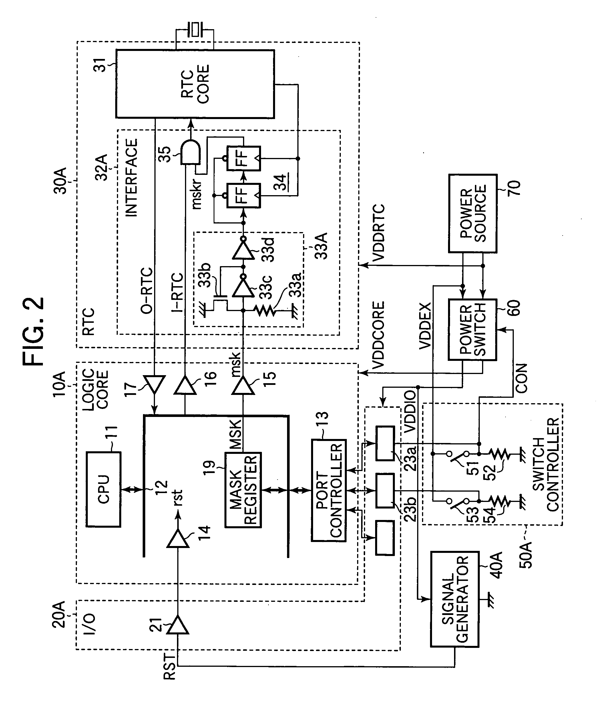 Semiconductor circuit with mask register