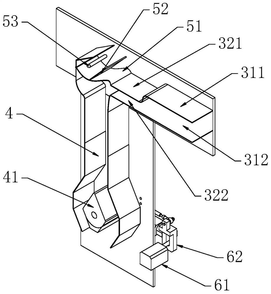 A kind of cigarette branch distribution conveying device