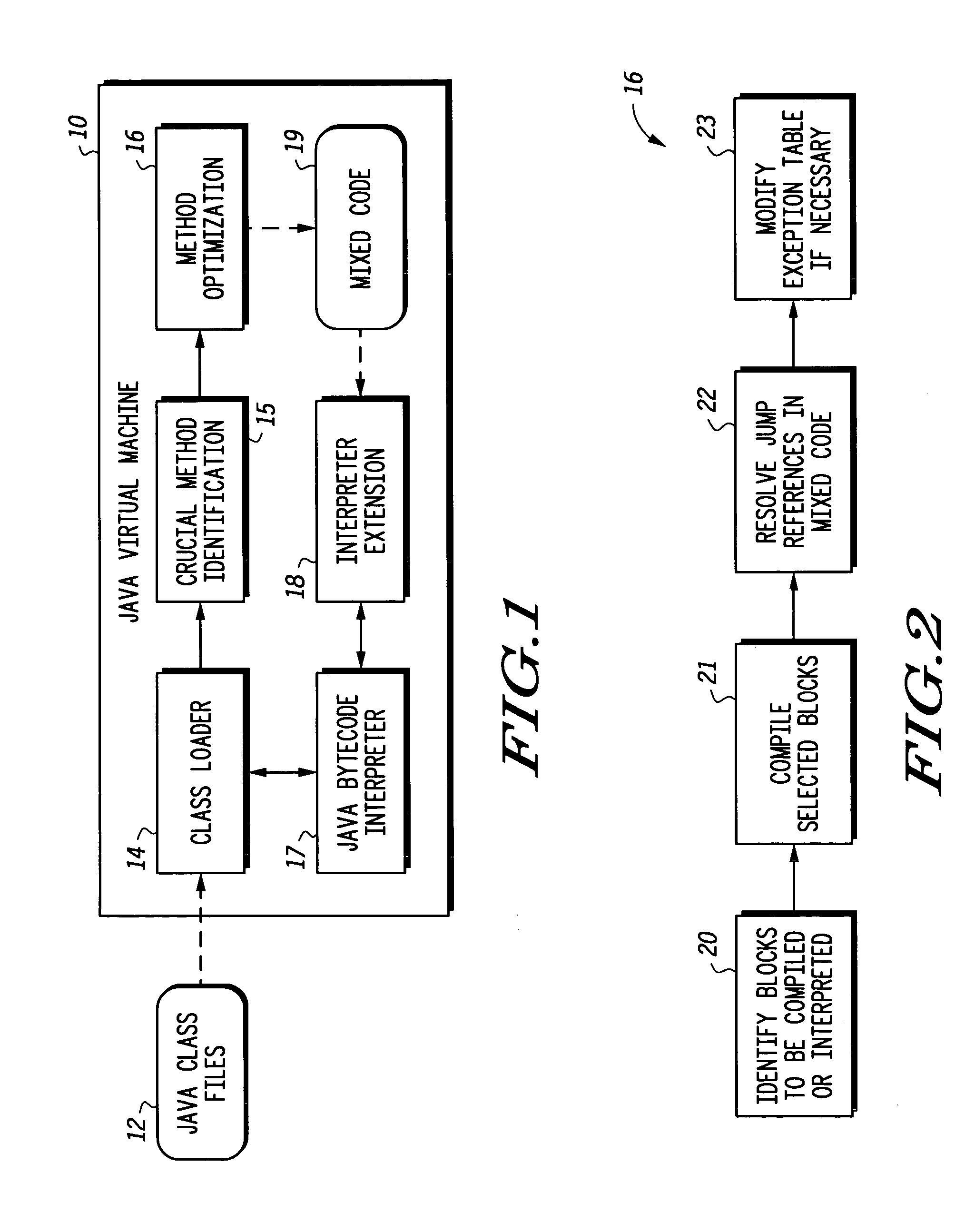 Method and apparatus for selectively optimizing interpreted language code