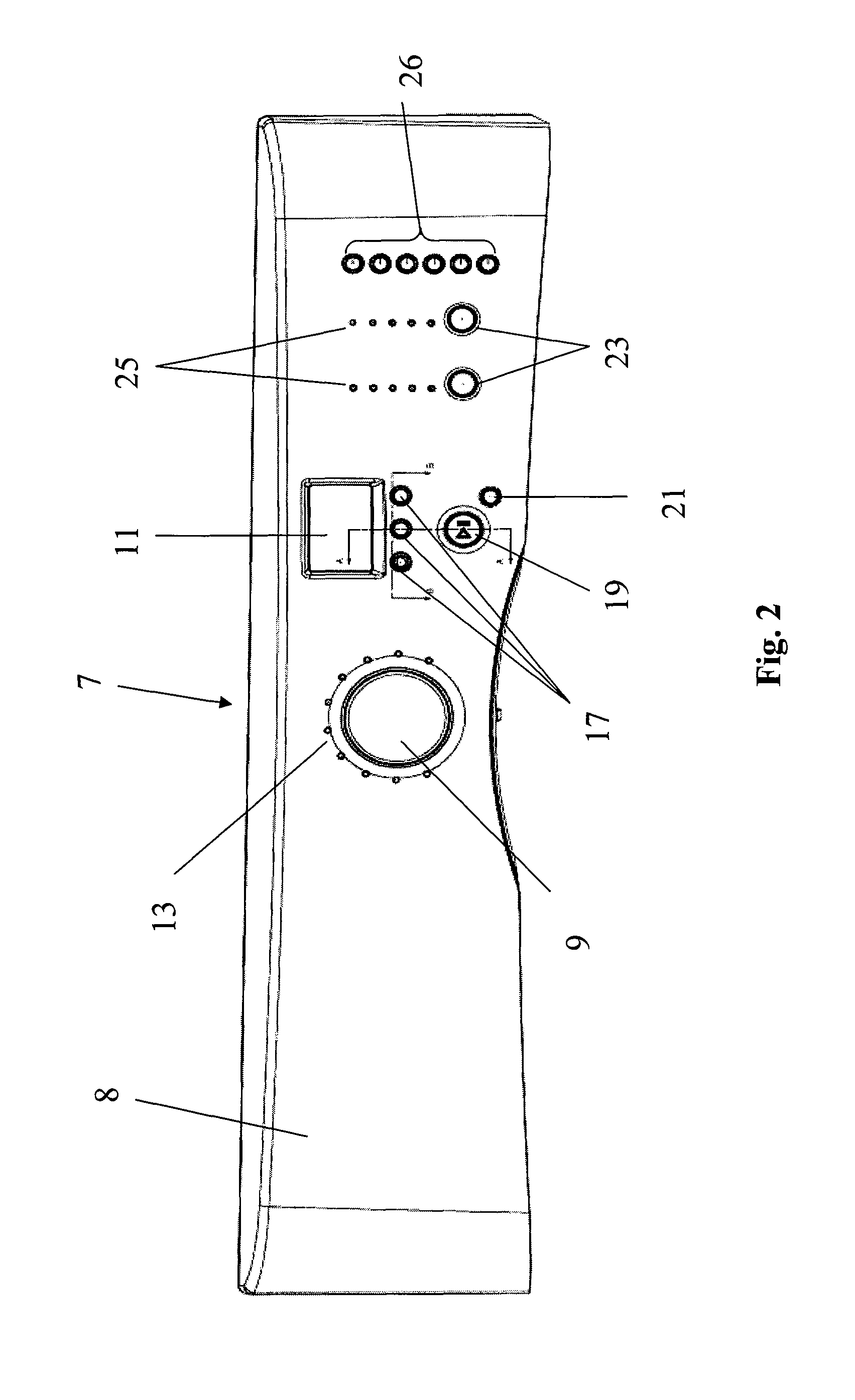 Unitized appliance control panel assembly and components of the assembly