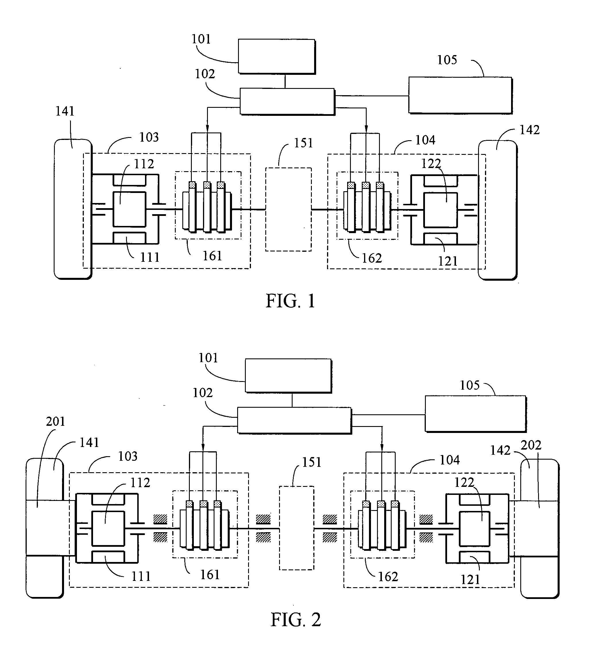 Repulsive differential driving double-acting type electrical machinery power system