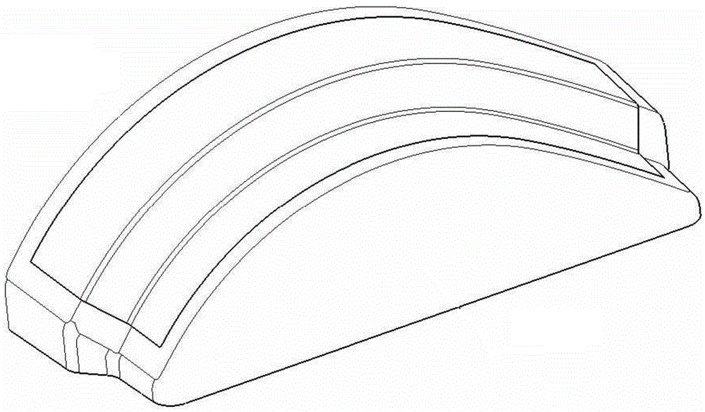 Accurate forming method for large-curvature and high-order-difference edge sealing frame