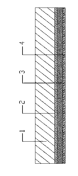 Colorful flexible roof tile and preparation method thereof