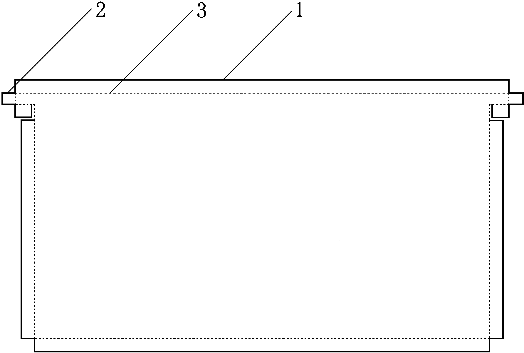 All-metal hollow bee heat-insulating partition