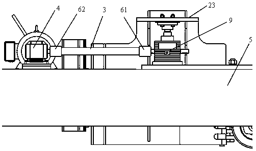 Holding and lifting device of large-scale passenger airplane mobile production line shifting equipment