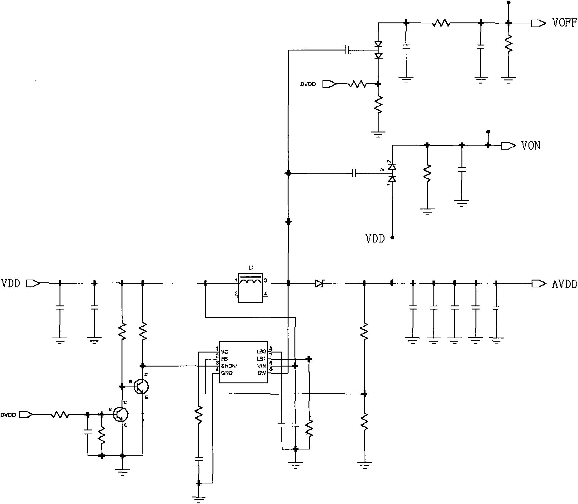 Liquid crystal display drive circuit