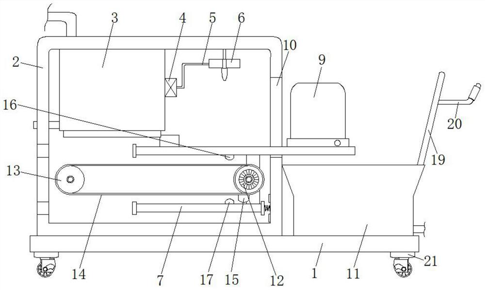 Water temperature-based self-drainage type town sewage treatment device