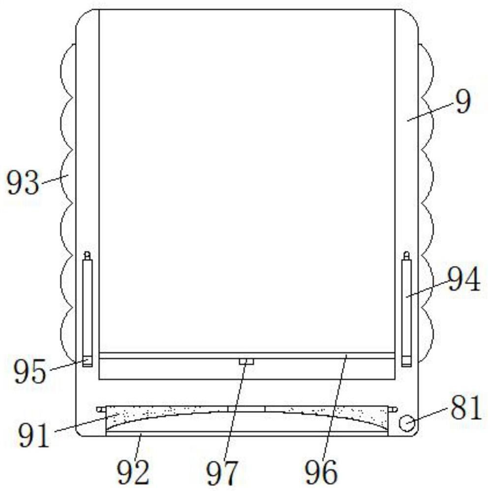 Water temperature-based self-drainage type town sewage treatment device