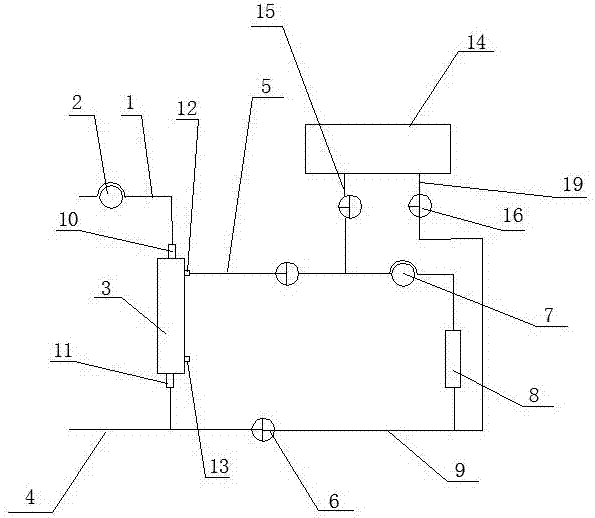 An intermittent CRRT machine capacity balance device