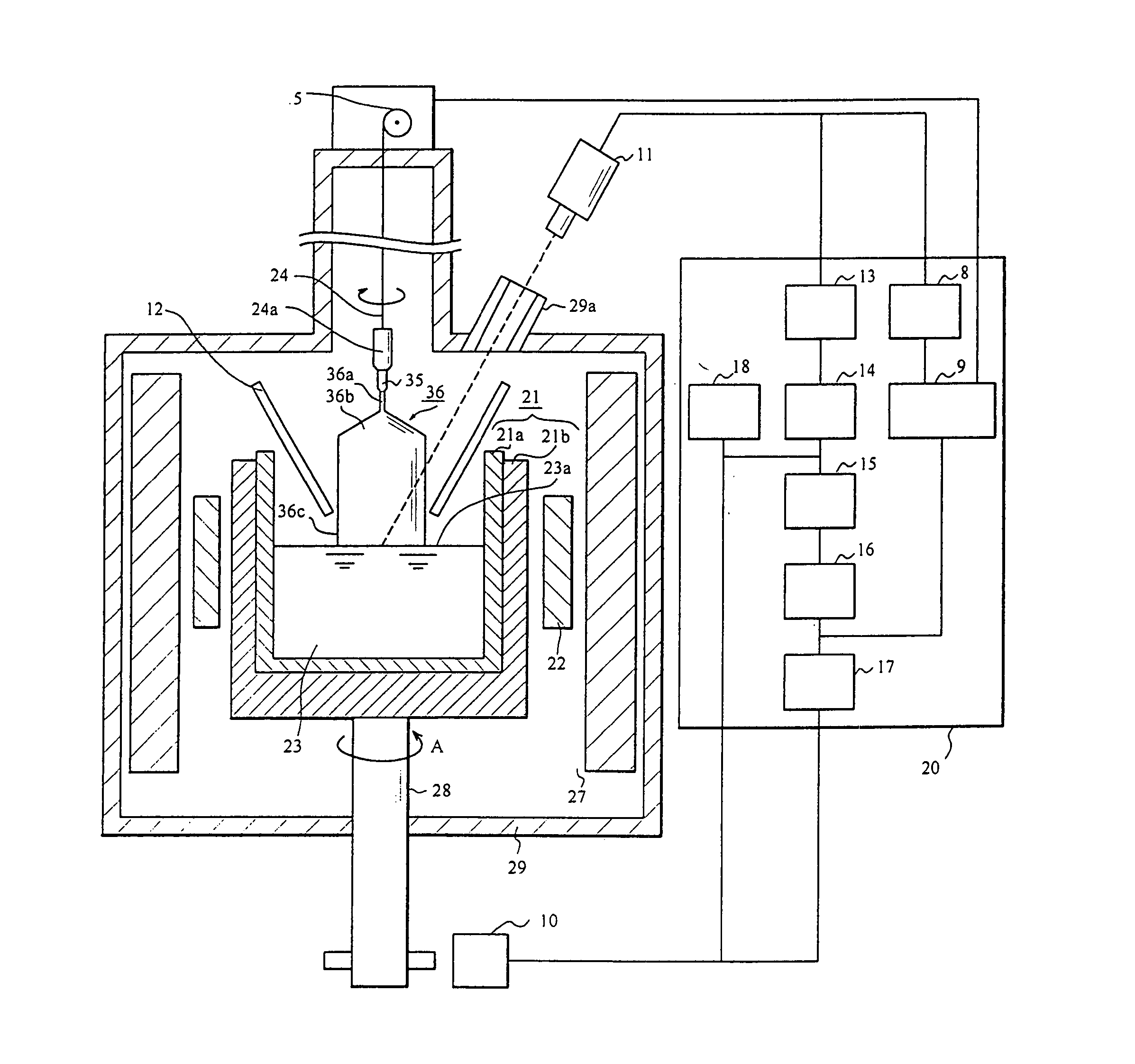 Method for pulling a single crystal