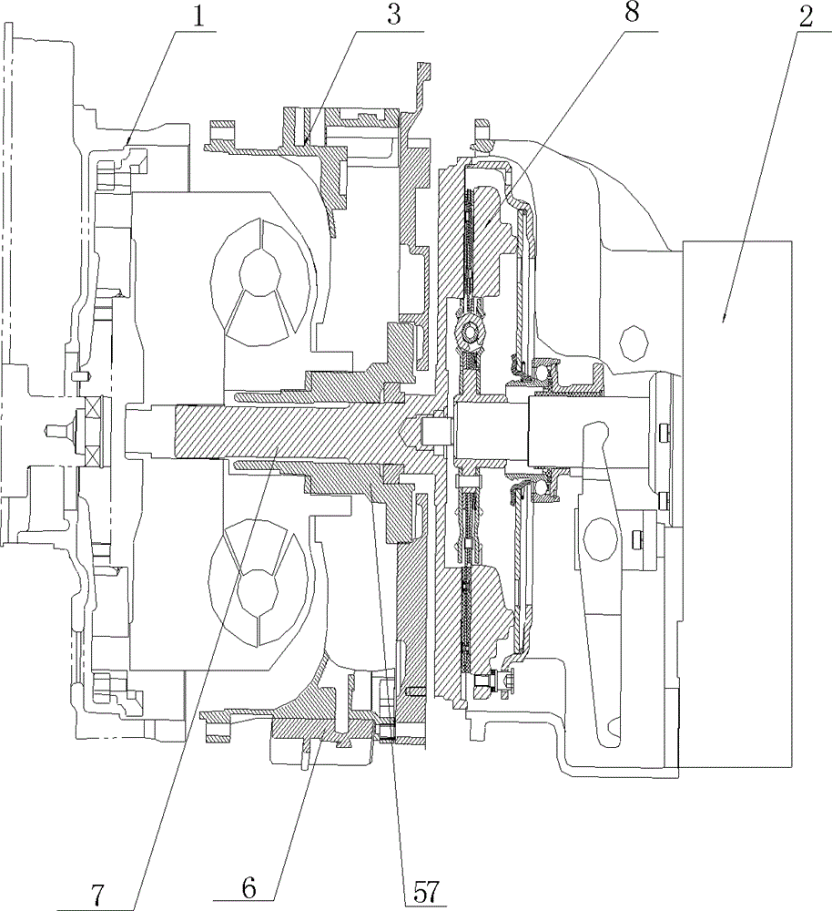 Hydrodynamic drive system for mine car