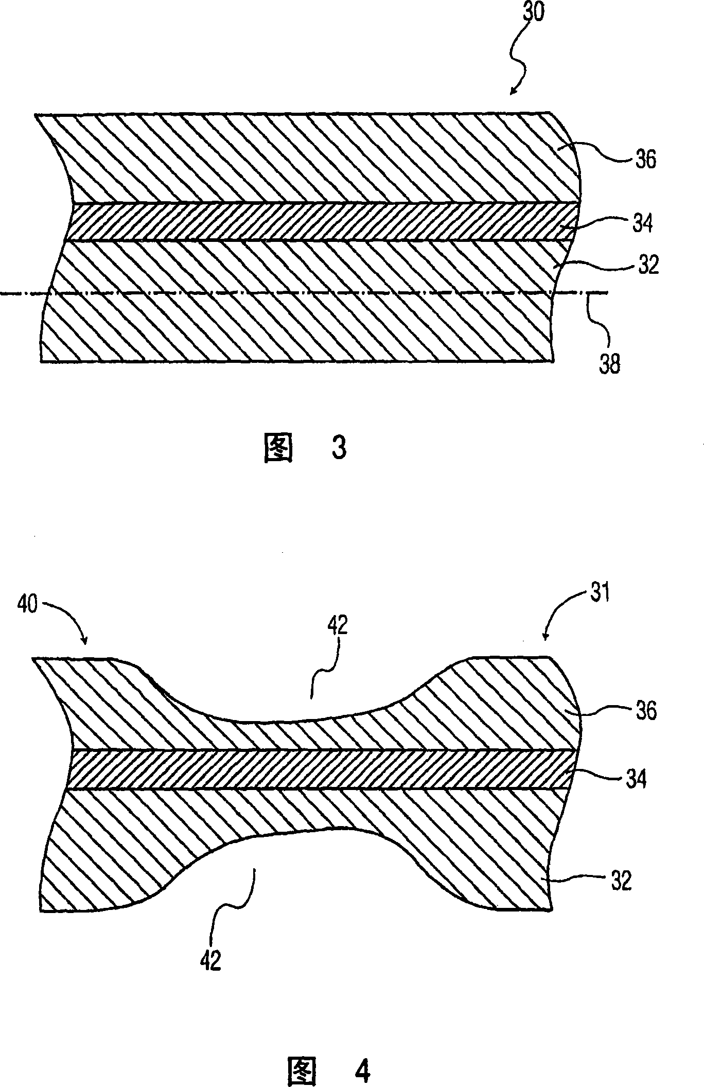 Rollable display device with strain reduction