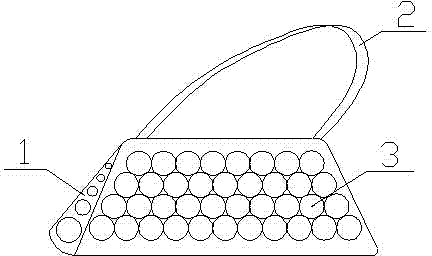 Non-sliding fireproof bag capable of emitting light after being illuminated