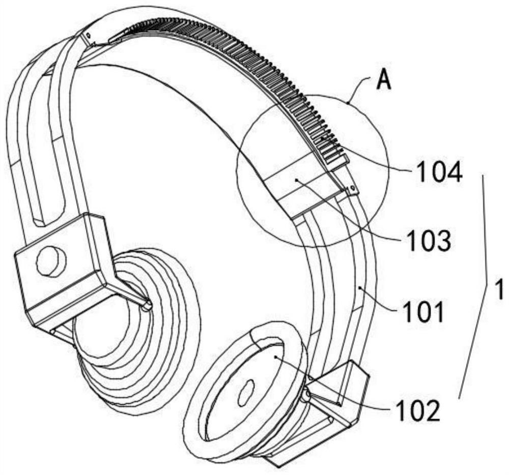 Headset type music treatment device
