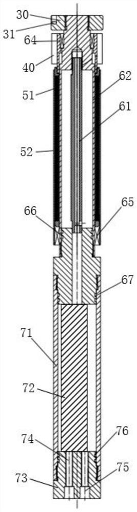 Downhole power generation device for water injection well