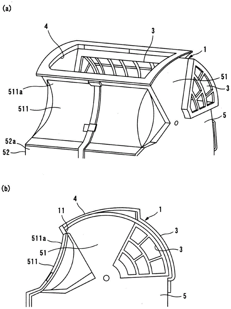 Blower unit for vehicle