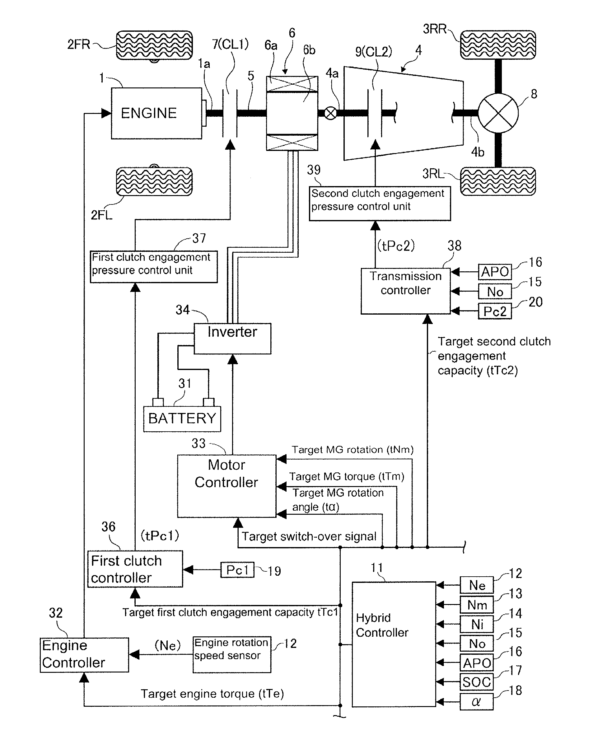 Engine stop control system for hybrid electric vehicle