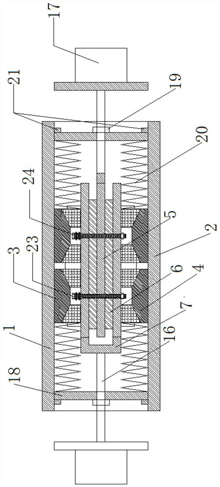 Self-resetting variable-damping variable-rigidity viscoelasticity and friction composite damper