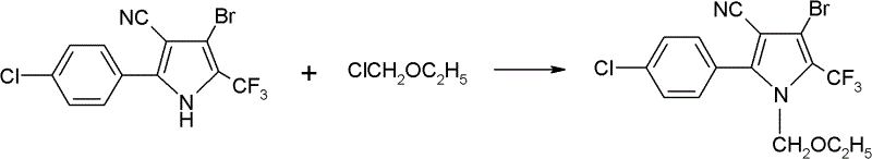 Preparation method of chlorfenapyr
