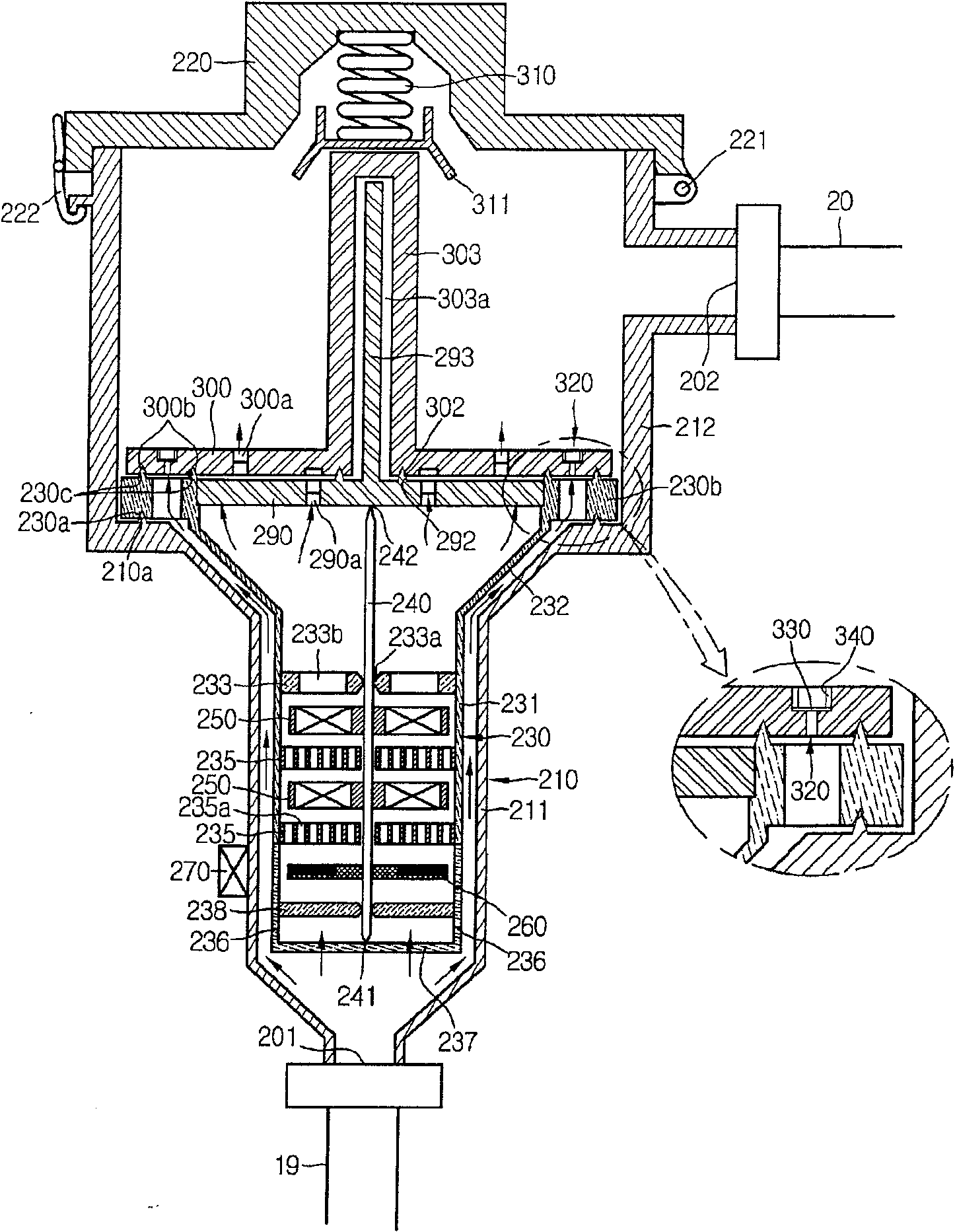 Apparatus for regulating viscosity of ink