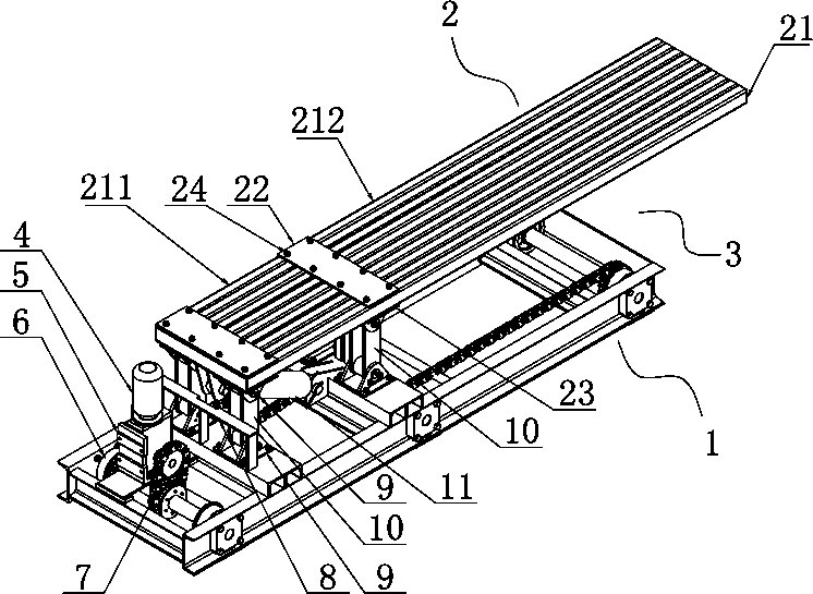 A special loading vehicle for horizontal reaction tank