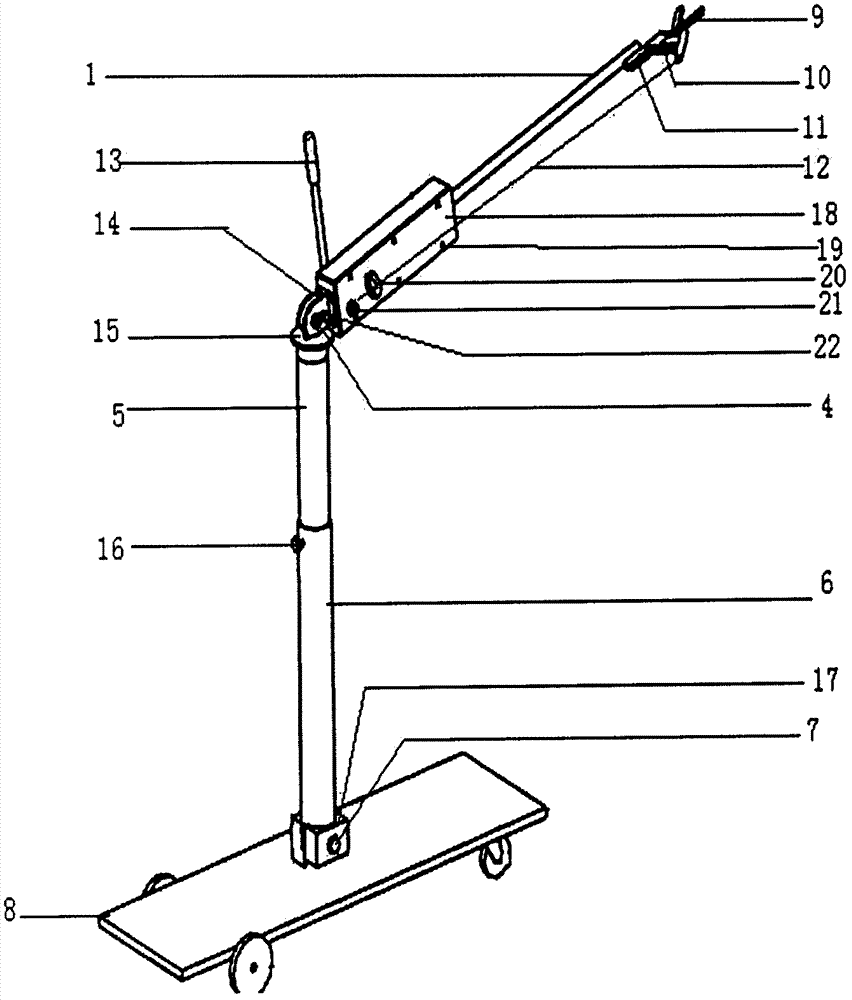 Multi-freedom-degree branch and leaf clipping trolley