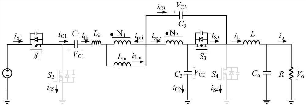 Full-order sliding mode control method of energy storage converter based on extended state observer