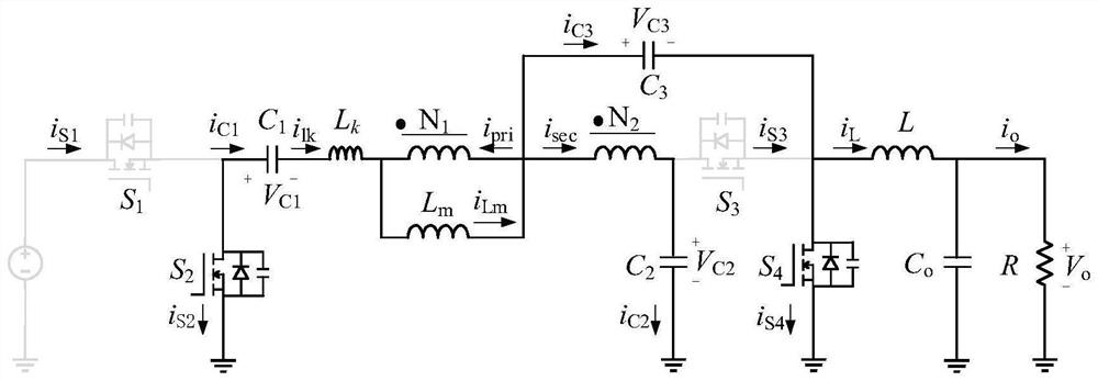 Full-order sliding mode control method of energy storage converter based on extended state observer