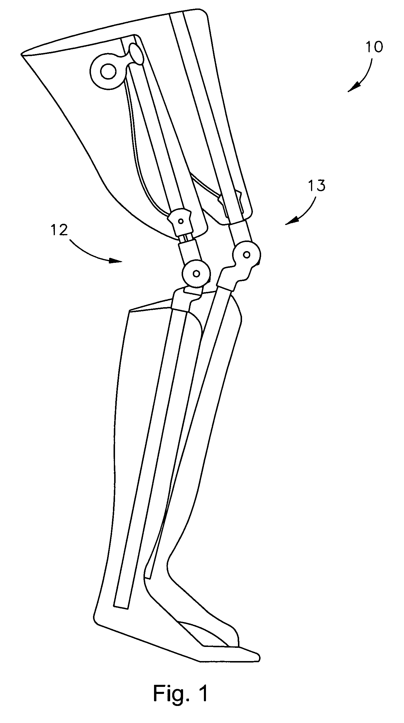 Ambulating knee joint