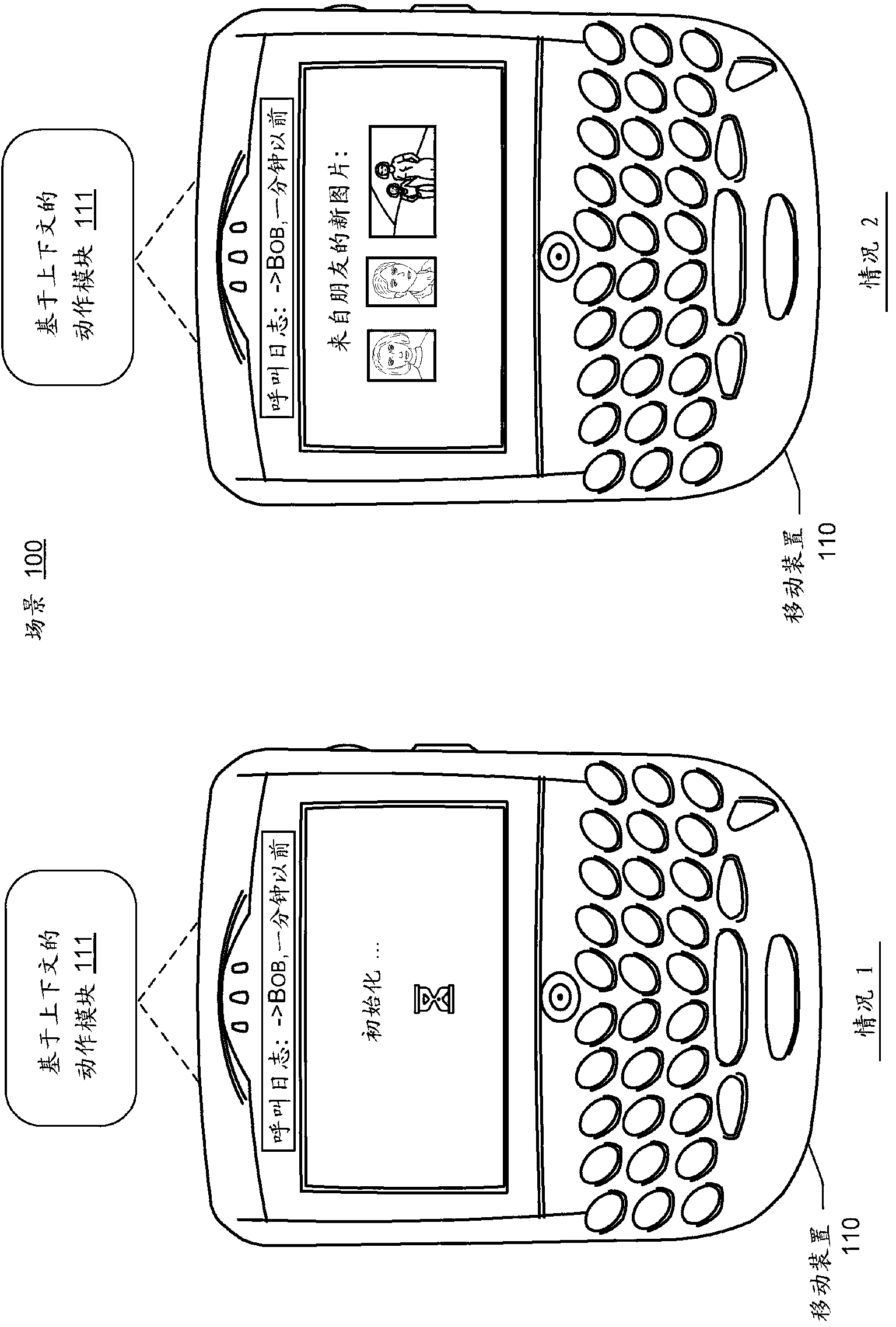 Method and system for forecasting motion of device based on context