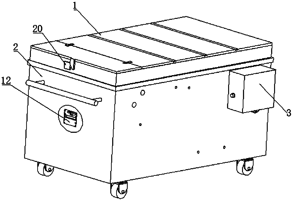 Medical waste storage box