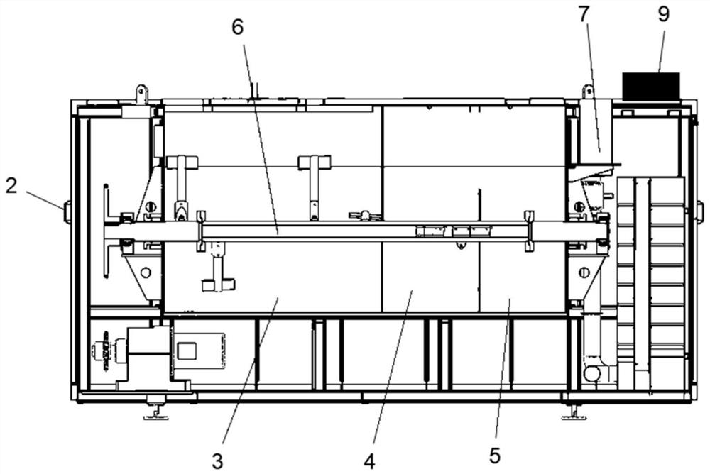 Integrated negative pressure sterilization and deodorization garbage treatment device